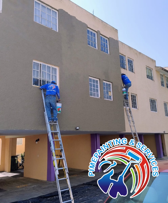 Muro con daños severos por humedad, moho y pintura descarapelada antes de recibir tratamiento