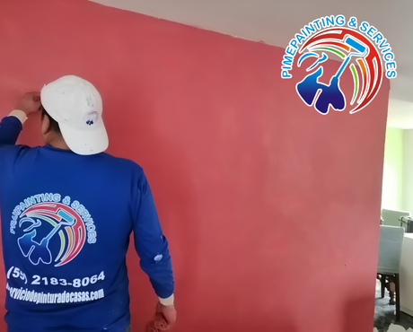 Técnica profesional para pintar ladrillo aparente